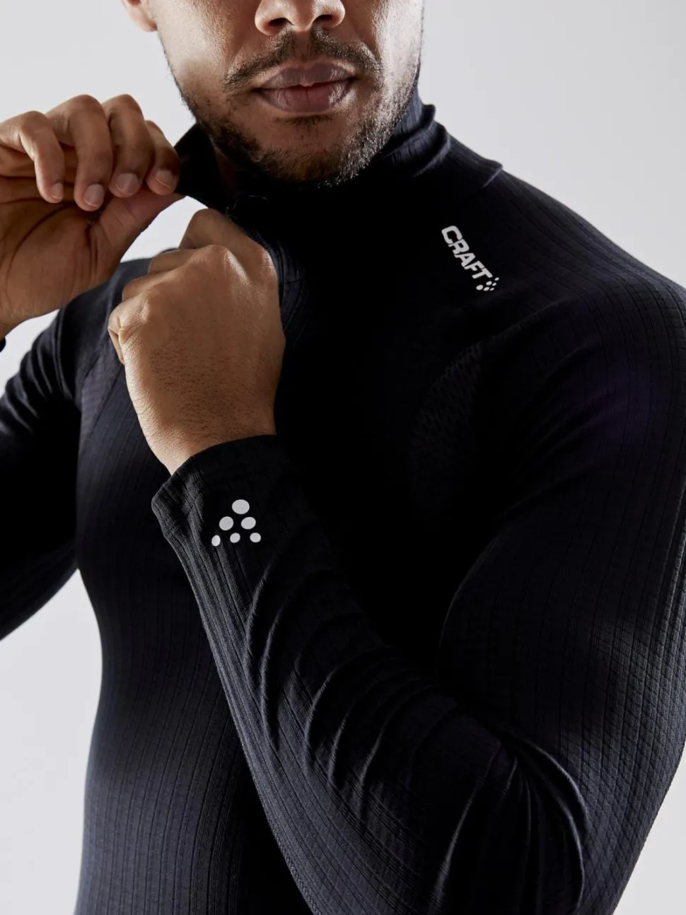 MEN'S ACTIVE EXTREME X 1/4 ZIP BASELAYER - Black