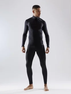 MEN'S ACTIVE EXTREME X 1/4 ZIP BASELAYER - Black