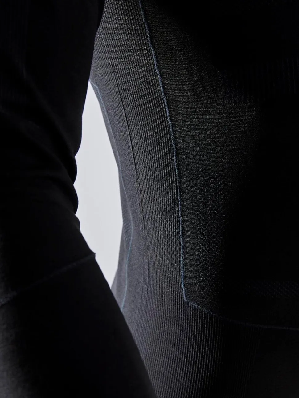 MEN'S ACTIVE INTENSITY 1/4 ZIP BASELAYER - BLACK/ASPHALT