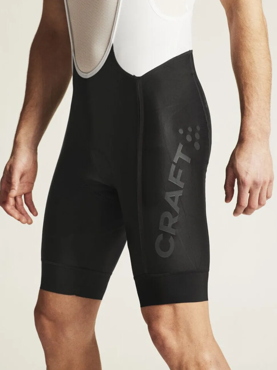 MEN'S ADV ENDUR CYCLING BIB SHORTS - Black/White