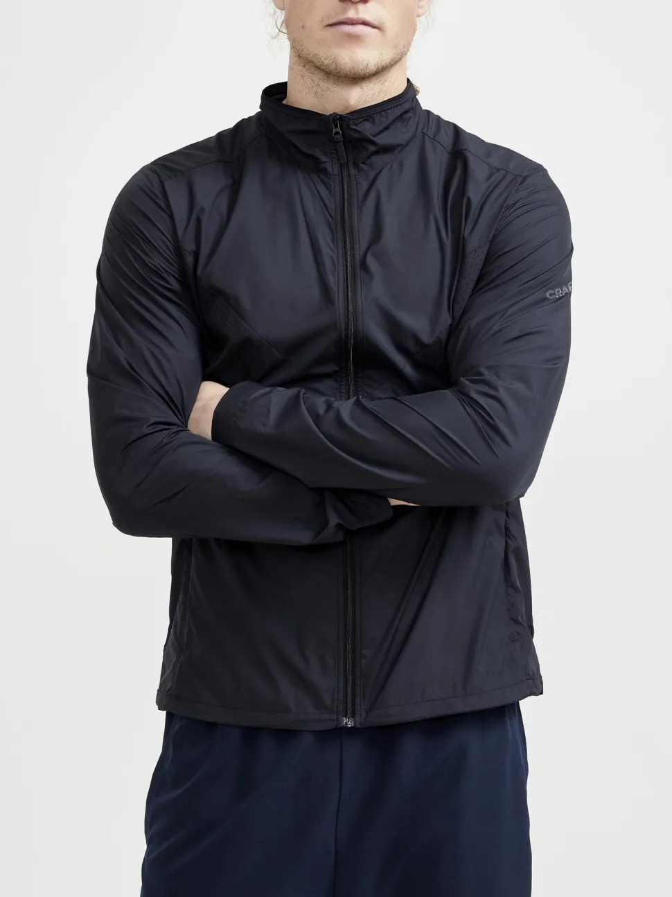 MEN'S ADV ESSENCE WIND JACKET - BIOME/BLAZE