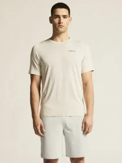 Men's Collective Bi-Blend SS Tee - Plaster
