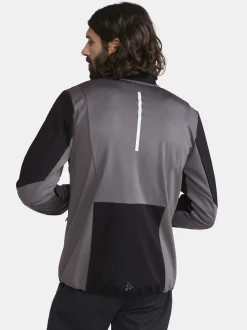 MENS CORE XC SKI TRAINING JACKET - Black/Granite