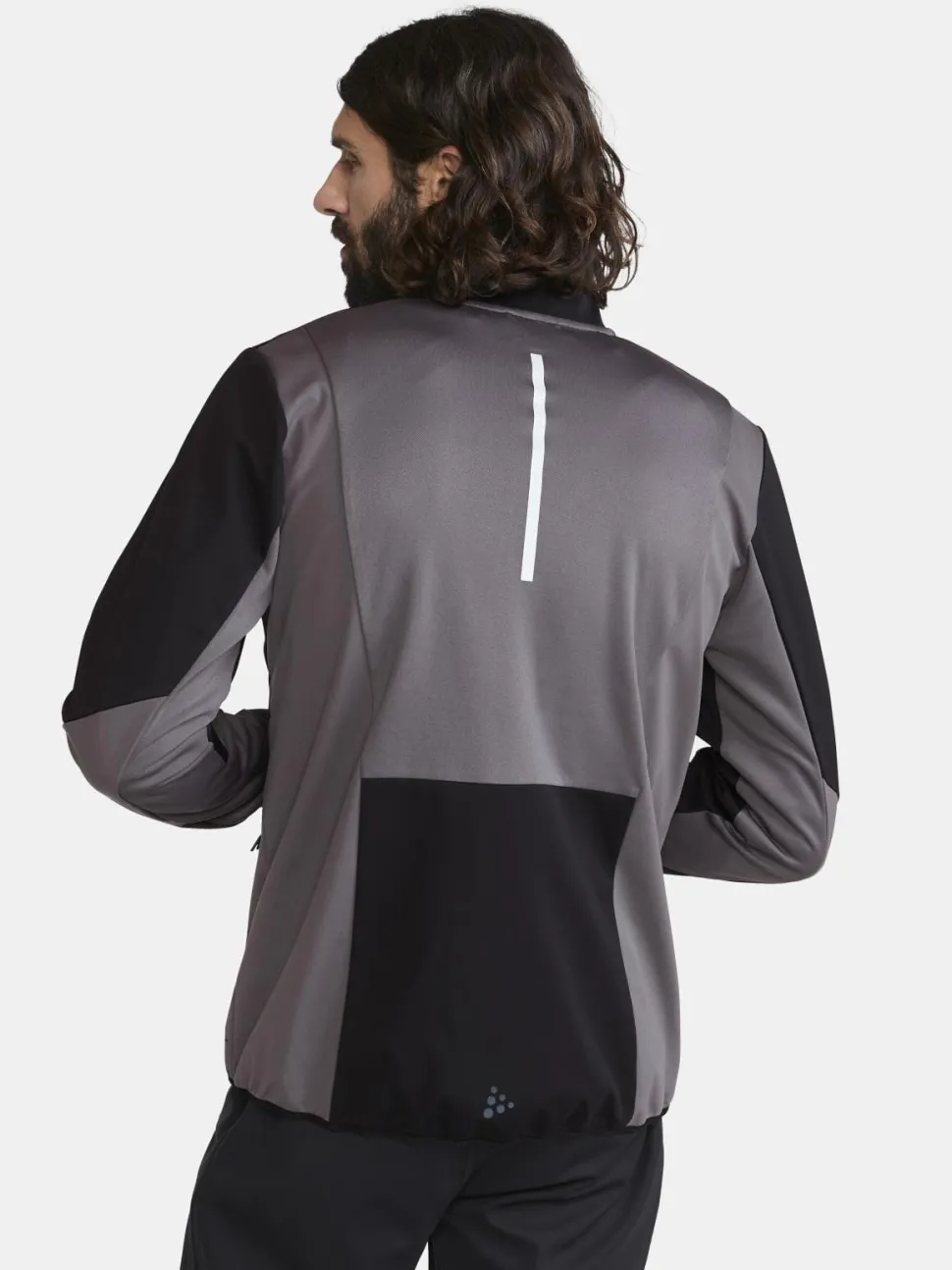 MENS CORE XC SKI TRAINING JACKET - Black/Granite