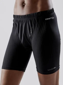 WOMEN'S ACTIVE EXTREME X WIND BOXER BASELAYER - Black/Granite