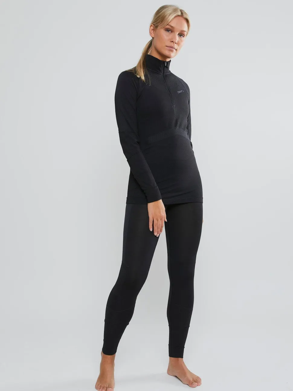 WOMEN'S ACTIVE INTENSITY BASELAYER - BLACK/ASPHALT