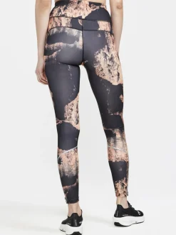 WOMEN'S ADV ESSENCE RUNNING TIGHTS - GLOW-MULTI