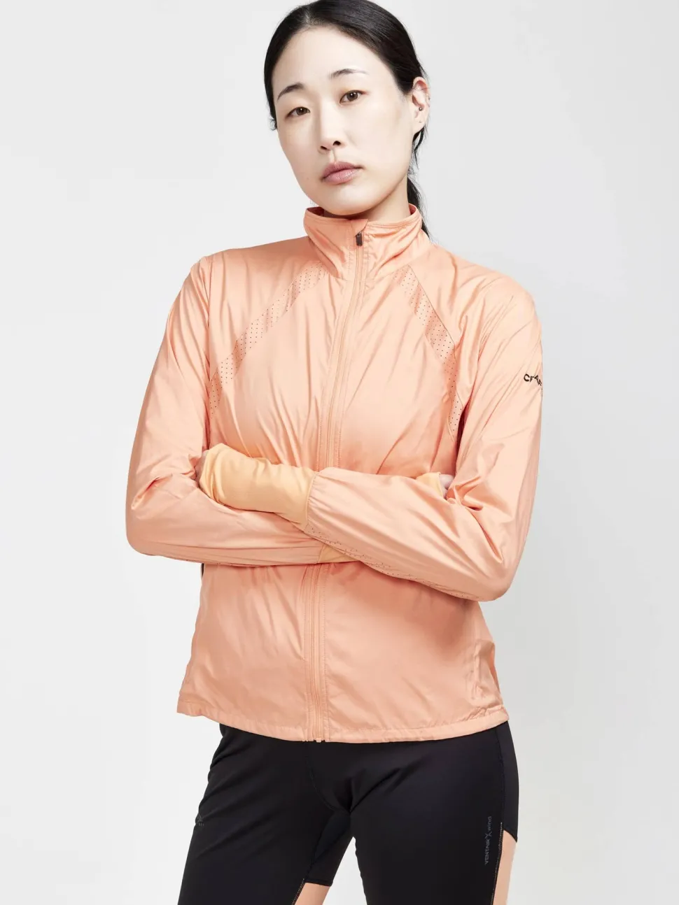 WOMEN'S ADV ESSENCE WIND JACKET - GLOW-MULTI
