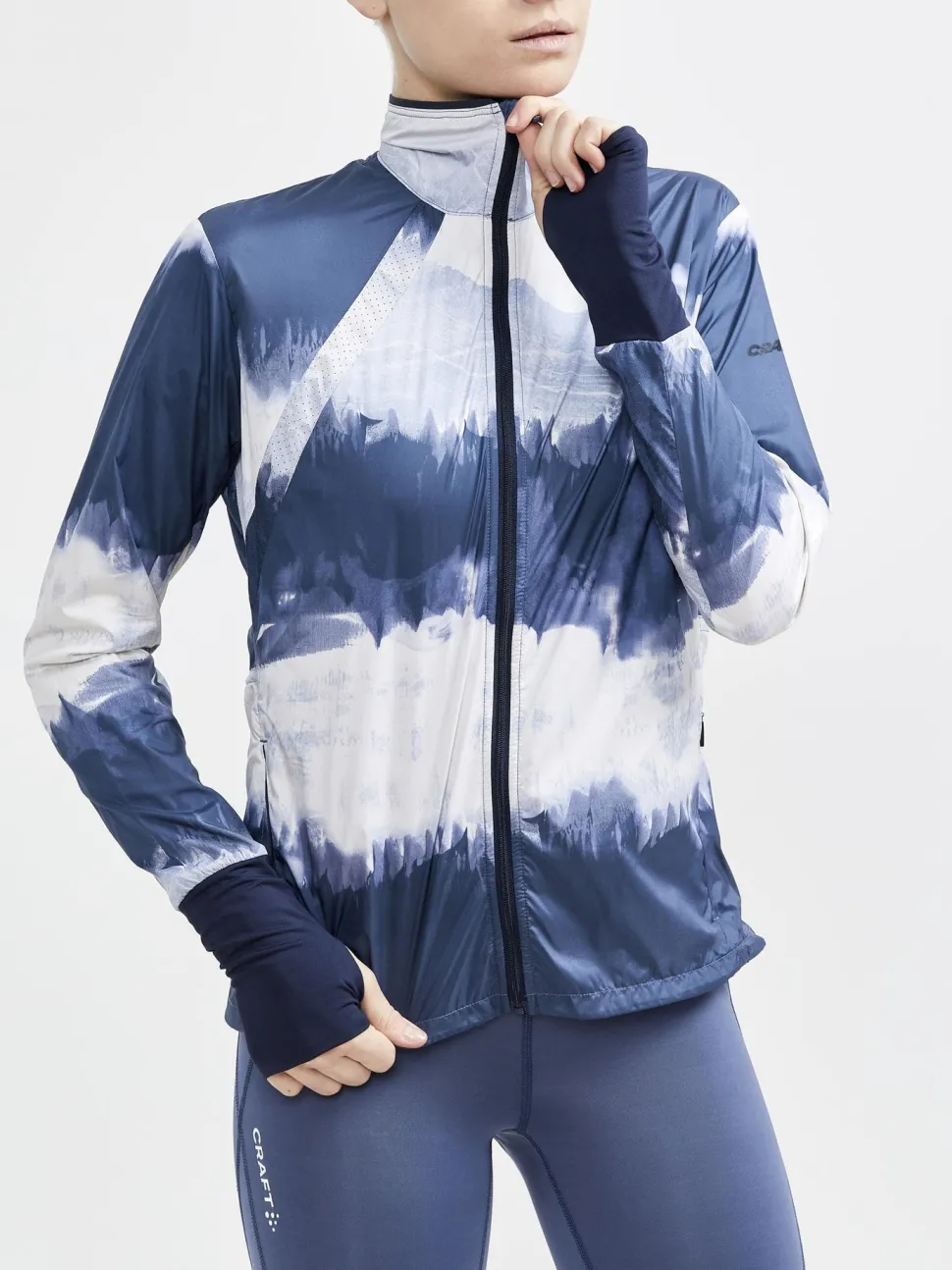 WOMEN'S ADV ESSENCE WIND JACKET - GLOW-MULTI