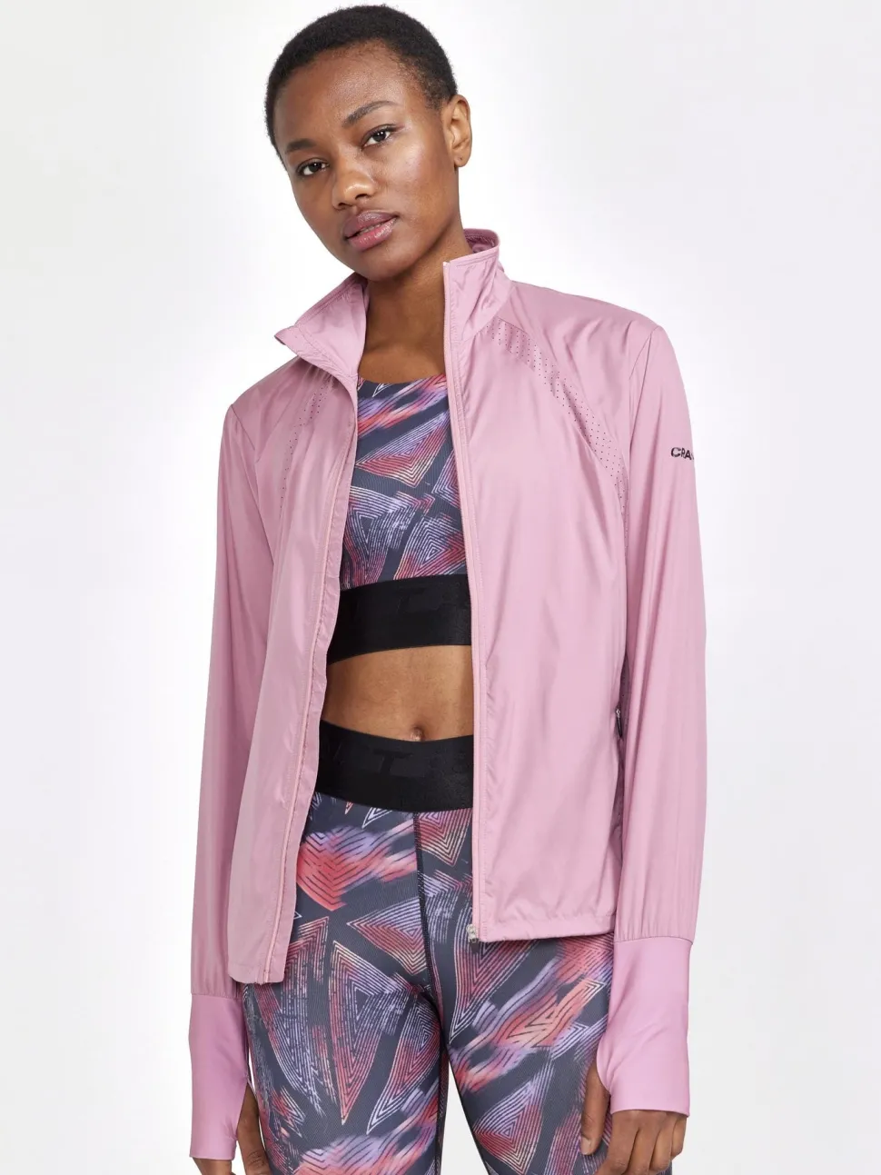 WOMEN'S ADV ESSENCE WIND JACKET - GLOW