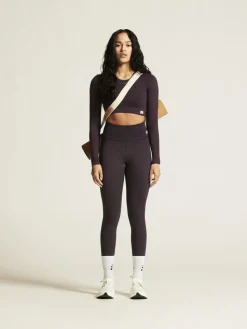 Women's Collective 7/8 Tights - DK PLUM