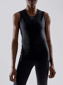 WOMEN'S COOL MESH SUPERLIGHT SLEEVELESS - Black