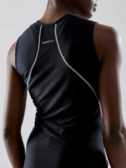 WOMEN'S COOL MESH SUPERLIGHT SLEEVELESS - Black