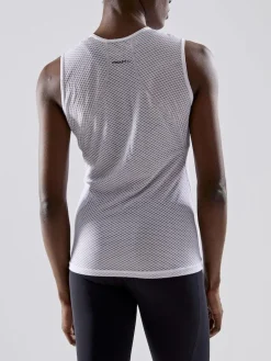 WOMEN'S COOL MESH SUPERLIGHT SLEEVELESS - WHITE