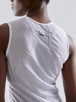 WOMEN'S COOL MESH SUPERLIGHT SLEEVELESS - WHITE