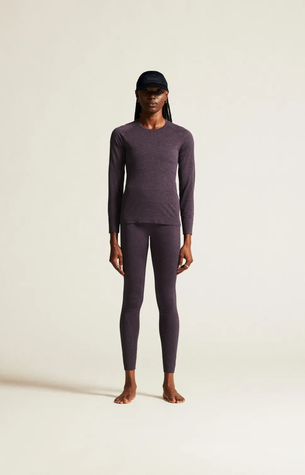 WOMEN'S CORE DRY ACTIVE COMFORT BASELAYER - DK PLUM
