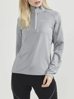 WOMEN'S CORE GAIN MIDLAYER - MONUMENT