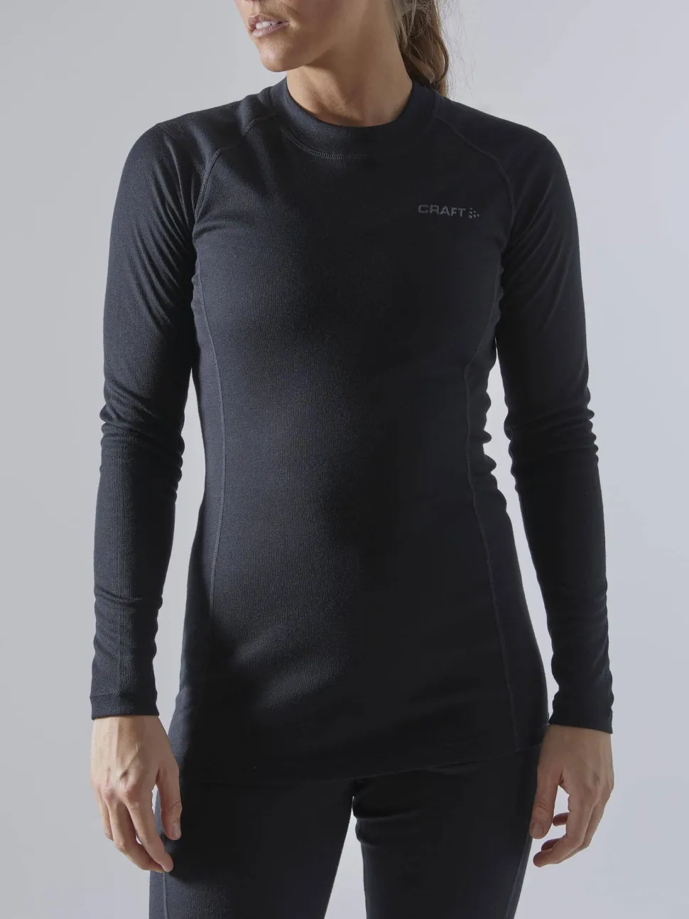 WOMEN'S CORE WARM BASELAYER SET - Black