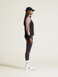 WOMENS CORE XC SKI TRAINING JACKET - DK PLUM/CHARM