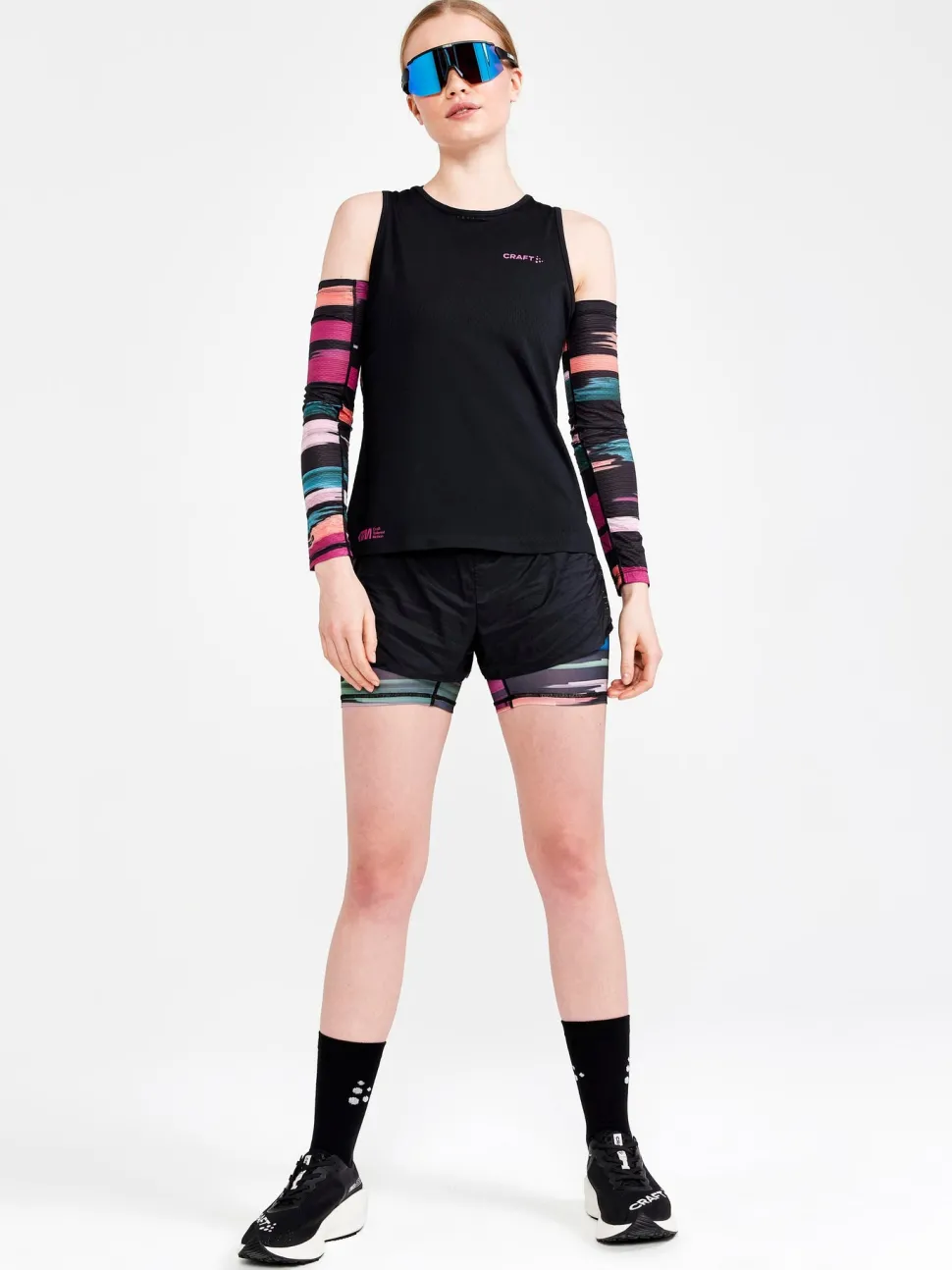 WOMEN'S CTM DISTANCE 2IN1 RUNNING SHORTS