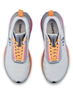 Women's Endurance 2 Running Shoe - Ash White/Fuchsia