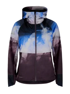 WOMEN'S PRO HYDRO JACKET 3 - DK PLUM/MULTI